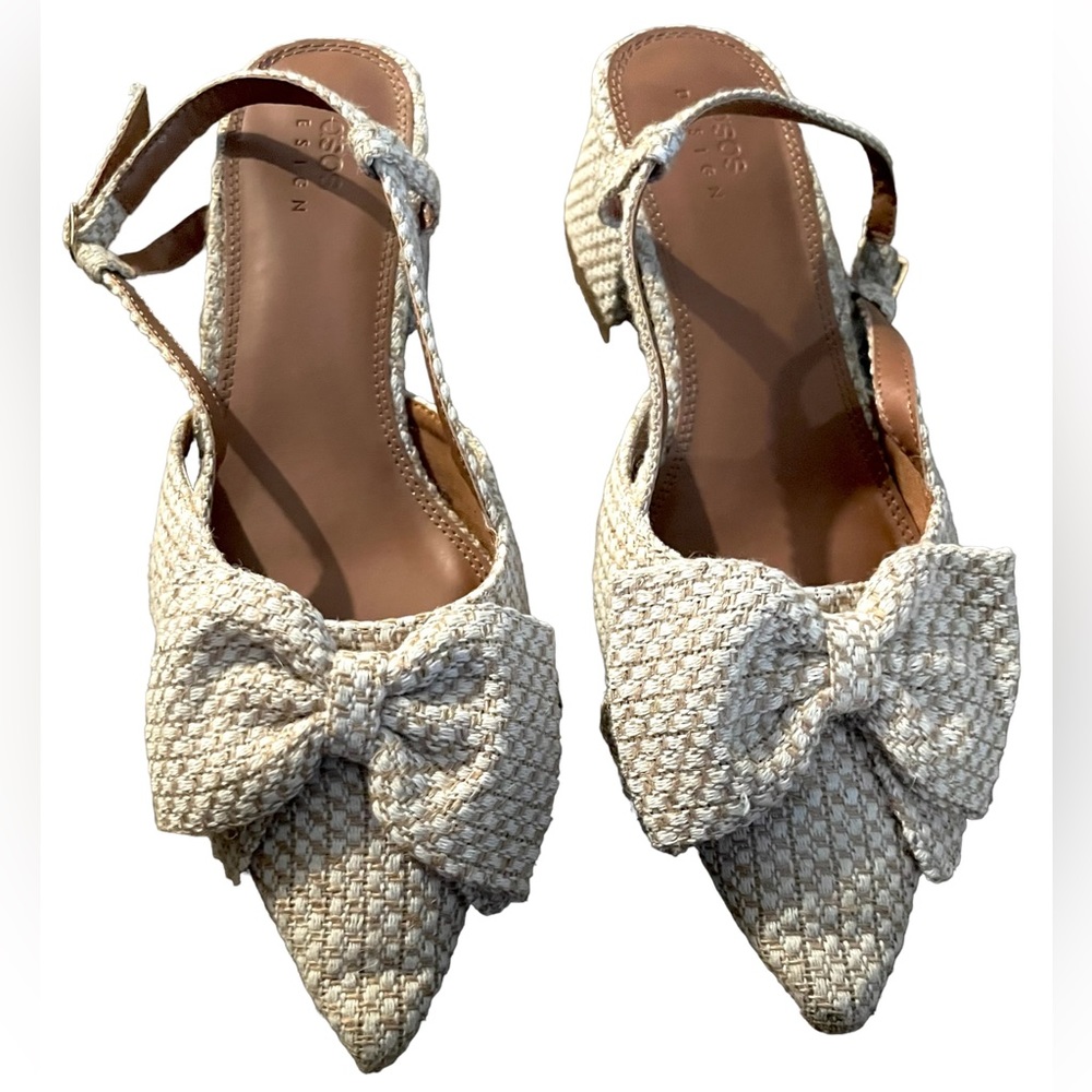 ASOS cream heels